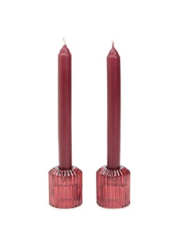 Mano Atelier Dinerkaars met houder set van 2 Donkerrood - Deal