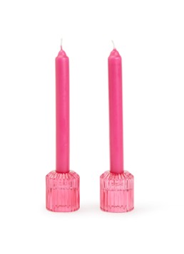Mano Atelier Dinerkaars met houder set van 2 Lichtroze - Deal
