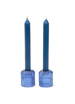 Mano Atelier Dinerkaars met houder set van 2 Donkerblauw - Deal