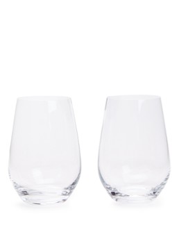 Åhléns Elise tumbler glas 36 cl set van 2 Transparant - Deal