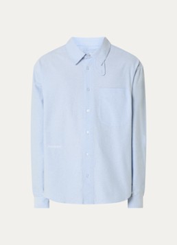 Pockies Heren Oxford comfort fit overhemd in de kleur Lichtblauw, maat: L
