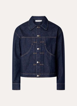 About:blank Heren Regular fit spijkerjas met steekzakken in de kleur Indigo, maat: XL