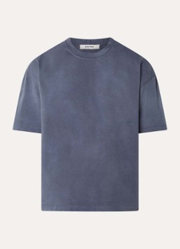 About:blank Heren T-shirt met logoprint in de kleur Taupe, maat: S