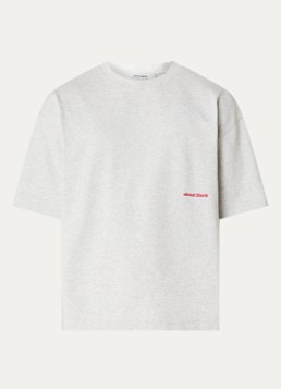 About:blank Heren T-shirt met ronde hals in de kleur Grijsmele, maat: XL
