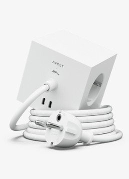 Avolt Square 1 Dual USB-C stekkerdoos 30W - 1,8 meter Wit - Deal