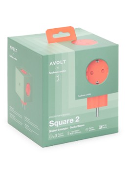 Avolt Square 2 Dual USB-C stekkerdoos 30W Groen - Deal