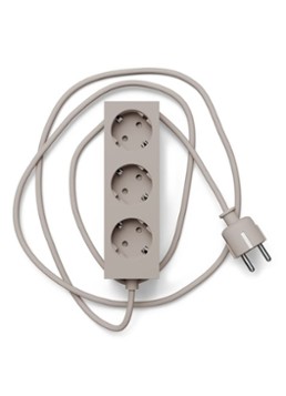 Pedestal Power Bar stekkerdoos 2 meter Beige - Deal