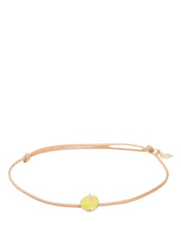 Bibi Camille Meisjes Lemon Flat armband met bedel in de kleur Goud, maat: OS