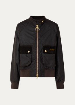 Barbour Dames Jack met klepzakken in de kleur Donkerbruin, maat: 44