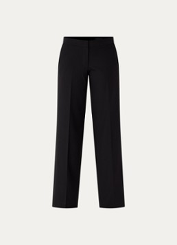 WRSTBHVR Dames Elika low waist wide fit broek met steekzakken in de kleur Zwart, maat: M