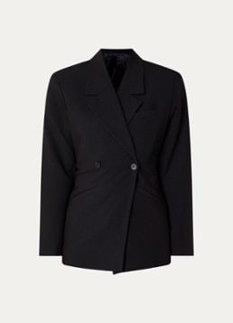 WRSTBHVR Dames Estelle blazer met paspelzakken in de kleur Zwart, maat: L
