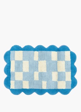 Tarta Gelatina Burbuja badmat van katoen 80 x 55 cm Blauw - Deal