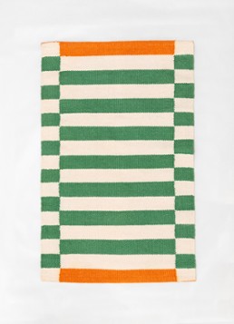 Tarta Gelatina Kiosko tapijt loper van katoen 180 x 60 cm Groen - Deal