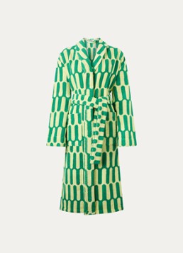 Tarta Gelatina Dames Paseo badjas van katoen met print in de kleur Groen, maat: S