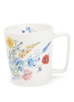Heinen Delfts Blauw Bloementuintje kopje 30 cl Multicolor - Deal