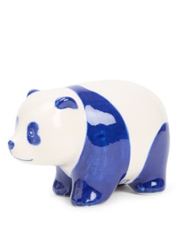 Heinen Delfts Blauw Panda ornament 7,5 cm Blauw - Deal