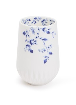 Heinen Delfts Blauw Blauw Vouw kopje 20 cl Wit - Deal