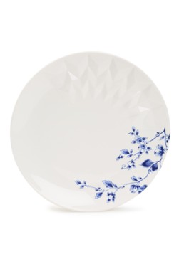 Heinen Delfts Blauw Blauw Vouw ontbijtbord 21 cm Wit - Deal