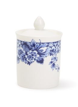 Heinen Delfts Blauw Paauw Blauw voorraadpot 0,12 liter Wit - Deal