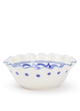 Heinen Delfts Blauw Majolica kom 16 cm Wit - Deal