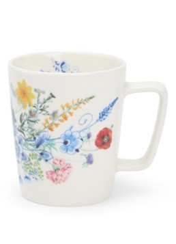Heinen Delfts Blauw Wildbloemen kopje 15,5 cl Wit - Deal
