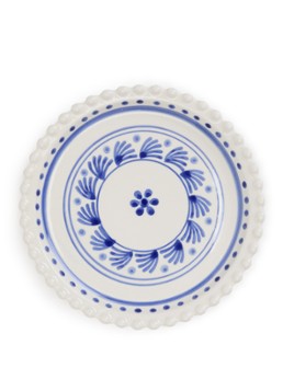 Heinen Delfts Blauw Majolica ontbijtbord 22 cm Wit - Deal