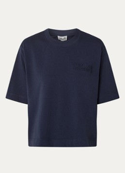 Baum und Pferdgarten Dames Jiana T-shirt met 3D logoprint in de kleur Donkerblauw, maat: 38