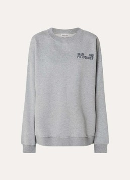 Baum und Pferdgarten Dames Julle sweater grijs in de kleur Grijsmele, maat: XS