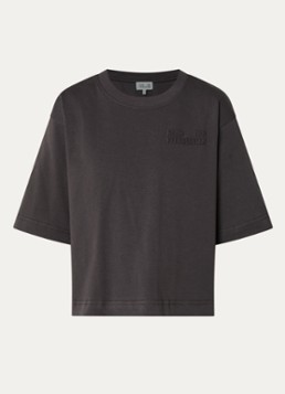 Baum und Pferdgarten Dames Jeevona T-shirt met logo in de kleur Antraciet, maat: S