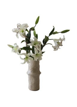 Botané Elegant Lily kunstboeket Wit - Deal