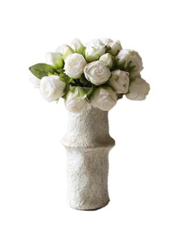 Botané Mini Rose kunstboeket Wit - Deal
