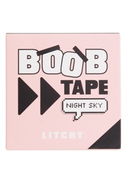 Litchy Dames Boob tape 5 meter in de kleur Zwart, maat: ONE SIZE