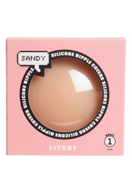 Litchy Dames Silliconen tepelplakkers in de kleur Beige, maat: ONE SIZE