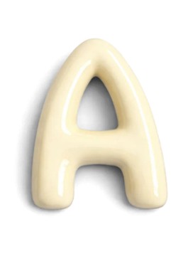 Ceramics by Romy Letter A hanger 10 cm Gebroken wit - Deal