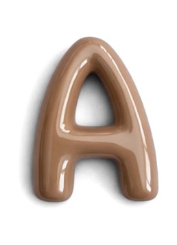 Ceramics by Romy Letter A hanger 10 cm Beige - Deal