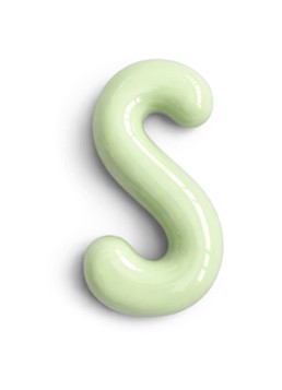 Ceramics by Romy Letter S hanger 10 cm Mint - Deal