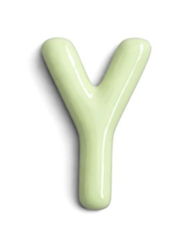 Ceramics by Romy Letter Y hanger 10 cm Mint - Deal