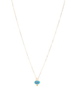 Ottoman Hands Dames Alara Evil Eye ketting verguld