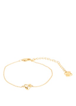 Ottoman Hands Dames Single Heart armband verguld