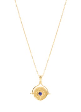 Ottoman Hands Dames Lapis Sun Rotating ketting verguld