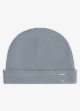 Gray Label Jongens Fijngebreide muts in katoenblend in de kleur Grijs, maat: NB=50