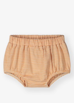 Gray Label Meisjes Bloomer met streepprint in de kleur Camel, maat: 0-3M=56