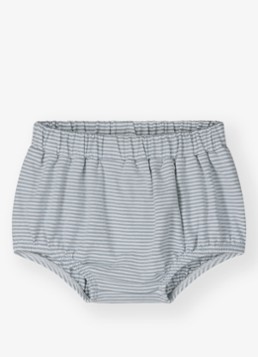 Gray Label Meisjes Bloomer met streepprint in de kleur Blauw, maat: 6-9M=68
