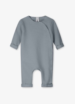 Gray Label Meisjes Romper in katoenblend in de kleur Grijs, maat: 6-9M=68