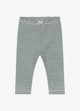 Gray Label Meisjes Legging met streepprint in de kleur Blauwgrijs, maat: 0-3M