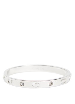 Coach Dames Bangle met logo in de kleur Zilver, maat: NO SIZE