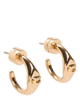 Coach Dames Oorstekers met logo in de kleur Goud, maat: NO SIZE