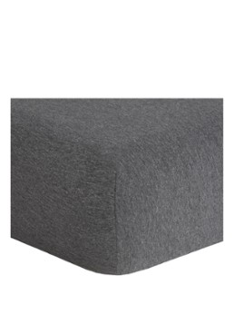 BOSS Sen hoeslaken van katoenjersey, hoekhoogte 30 cm Donkergrijs
