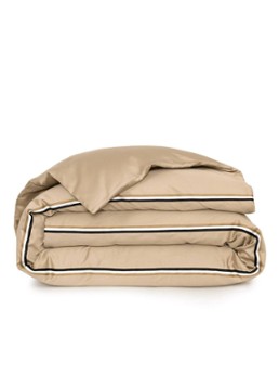 BOSS Linea dekbedovertrek van satijn 90TC - exclusief kussensloop Beige - Deal