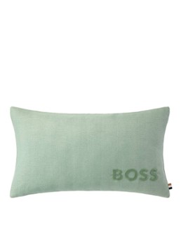 BOSS Sierkussenhoes van linnen 33 x 57 cm Mint - Deal